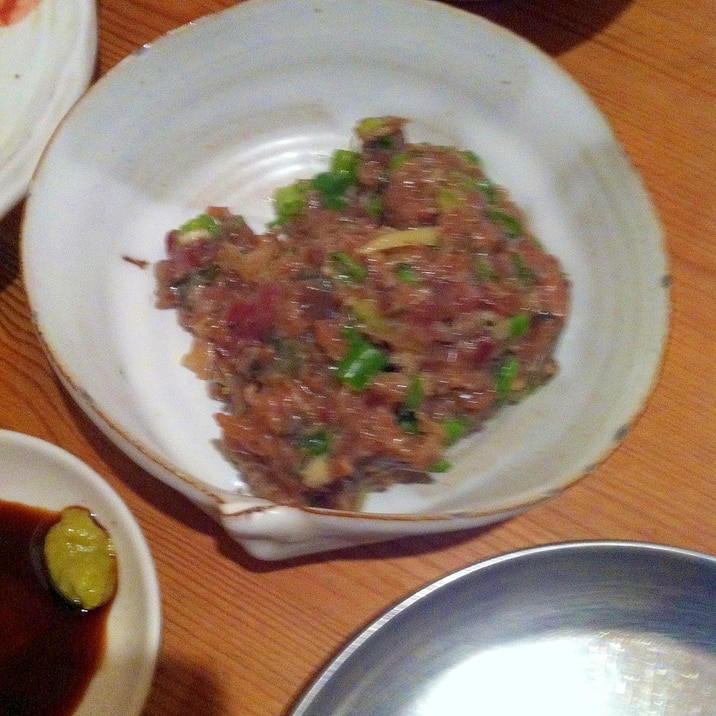 鯖のなめろう